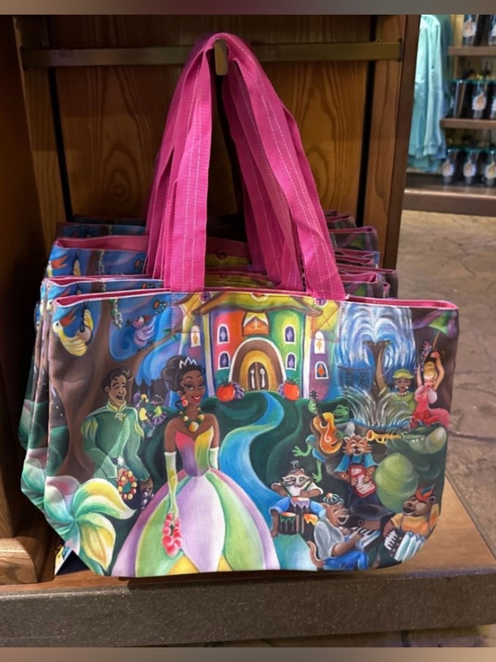 Disneys Tiana from  Princess and the Frog Canvas Tote Bag